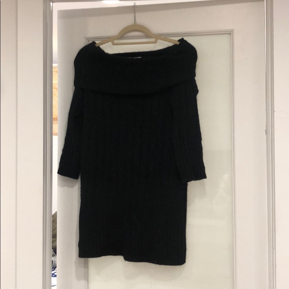 Alice + Olivia Wool-Cashmere Sweater Dress Size S